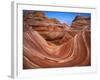 Colorful Sandstone Swirls in the Wave Formation, Paria Canyon, Utah, Usa-Dennis Flaherty-Framed Photographic Print