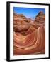 Colorful Sandstone Swirls in the Wave Formation, Paria Canyon, Utah, Usa-Dennis Flaherty-Framed Photographic Print