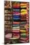 Colorful Sari Shop in Old Delhi Market, Delhi, India-Kymri Wilt-Mounted Photographic Print