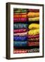 Colorful Sari Shop in Old Delhi Market, Delhi, India-Kymri Wilt-Framed Photographic Print