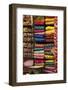 Colorful Sari Shop in Old Delhi Market, Delhi, India-Kymri Wilt-Framed Photographic Print