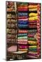 Colorful Sari Shop in Old Delhi Market, Delhi, India-Kymri Wilt-Mounted Photographic Print