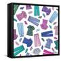 Colorful Scrubs-Elizabeth Caldwell-Framed Stretched Canvas