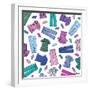 Colorful Scrubs-Elizabeth Caldwell-Framed Giclee Print