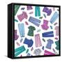 Colorful Scrubs-Elizabeth Caldwell-Framed Stretched Canvas