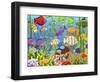 Colorful Sea Life-Jean Plout-Framed Giclee Print