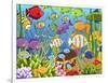 Colorful Sea Life-Jean Plout-Framed Giclee Print