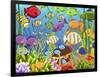 Colorful Sea Life-Jean Plout-Framed Giclee Print