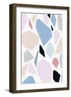 Colorful Shapes I-PI Studio-Framed Art Print