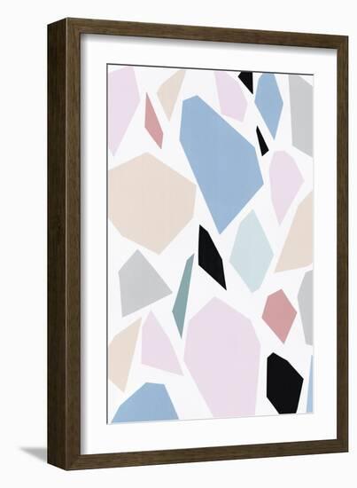 Colorful Shapes I-PI Studio-Framed Art Print