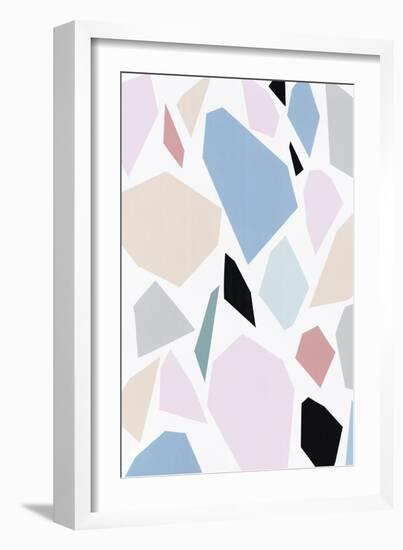 Colorful Shapes I-PI Studio-Framed Art Print