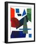 Colorful Shapes III-Regina Moore-Framed Art Print
