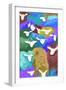 Colorful Sheep Cocktail Seaside-Ania Zwara-Framed Giclee Print