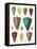 Colorful Shell Assortment II-Wild Apple Portfolio-Framed Stretched Canvas