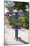 Colorful Signpost at Rum Point Cayman Islan-George Oze-Mounted Photographic Print