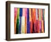 Colorful Silk Scarves at Edfu Market, Egypt-Michele Molinari-Framed Photographic Print