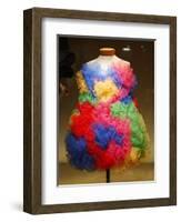 Colorful Silk Tulle Dress-null-Framed Photographic Print