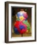 Colorful Silk Tulle Dress-null-Framed Photographic Print