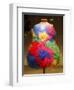 Colorful Silk Tulle Dress-null-Framed Photographic Print