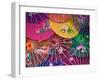 Colorful Silk Umbrellas, China-Keren Su-Framed Premium Photographic Print