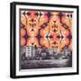 Colorful Skies above New York-Florent Bodart-Framed Giclee Print