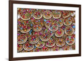 Colorful Souvenir Jewelry, Guanajuato, Mexico-William Perry-Framed Premium Photographic Print