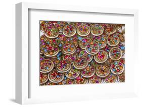 Colorful Souvenir Jewelry, Guanajuato, Mexico-William Perry-Framed Photographic Print