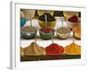 Colorful Spices at Bazaar, Luxor, Egypt-Adam Jones-Framed Photographic Print