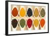 Colorful Spices-Fotokris-Framed Art Print