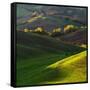 Colorful Spring Rural Landscape in Tuscany, Italy-Jaroslaw Pawlak-Framed Stretched Canvas