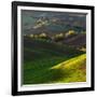 Colorful Spring Rural Landscape in Tuscany, Italy-Jaroslaw Pawlak-Framed Photographic Print