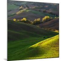 Colorful Spring Rural Landscape in Tuscany, Italy-Jaroslaw Pawlak-Mounted Photographic Print