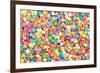 Colorful Sprinkles Background-Elena Veselova-Framed Photographic Print