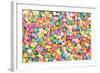 Colorful Sprinkles Background-Elena Veselova-Framed Photographic Print