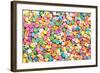 Colorful Sprinkles Background-Elena Veselova-Framed Photographic Print