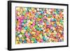 Colorful Sprinkles Background-Elena Veselova-Framed Photographic Print