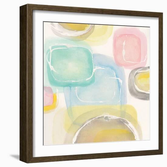 Colorful Squares II-Chris Paschke-Framed Art Print