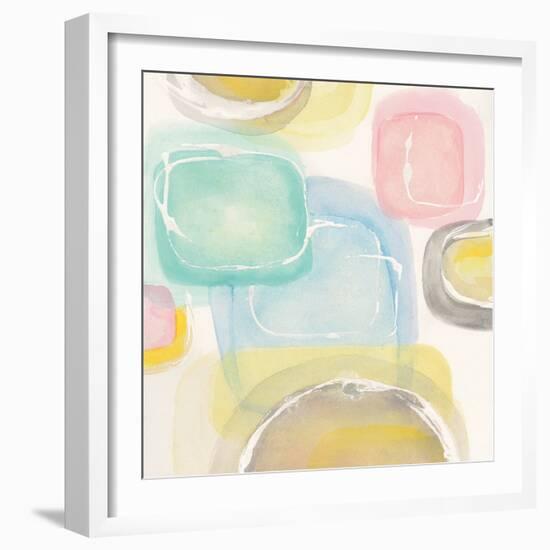 Colorful Squares II-Chris Paschke-Framed Art Print