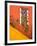 Colorful Stairs and House with Potted Plants, Guanajuato, Mexico-Julie Eggers-Framed Photographic Print