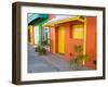 Colorful Street Front, Isla Mujeres, Quintana Roo, Mexico-Julie Eggers-Framed Photographic Print