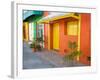 Colorful Street Front, Isla Mujeres, Quintana Roo, Mexico-Julie Eggers-Framed Photographic Print