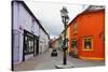 Colorful Street, Kinsale, Ireland-George Oze-Stretched Canvas