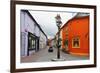 Colorful Street, Kinsale, Ireland-George Oze-Framed Photographic Print