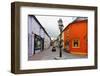 Colorful Street, Kinsale, Ireland-George Oze-Framed Photographic Print