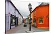 Colorful Street, Kinsale, Ireland-George Oze-Stretched Canvas