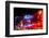 Colorful Street Life at Night - Ocean Drive - Miami-Philippe Hugonnard-Framed Photographic Print