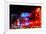 Colorful Street Life at Night - Ocean Drive - Miami-Philippe Hugonnard-Framed Photographic Print