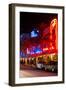 Colorful Street Life at Night - Ocean Drive - Miami-Philippe Hugonnard-Framed Photographic Print