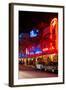 Colorful Street Life at Night - Ocean Drive - Miami-Philippe Hugonnard-Framed Photographic Print