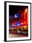 Colorful Street Life at Night - Ocean Drive - Miami-Philippe Hugonnard-Framed Photographic Print